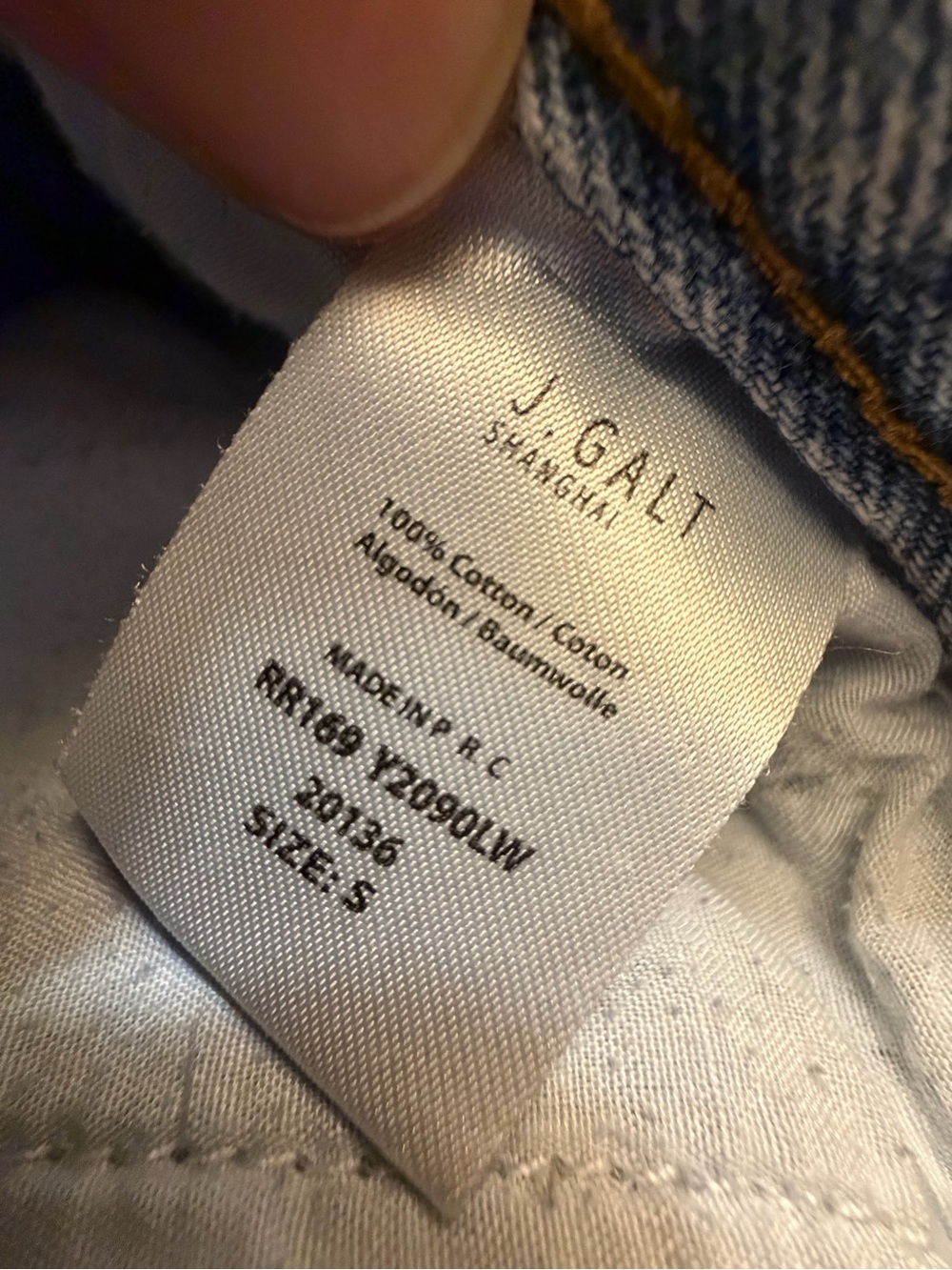 J. Galt Jeans woman’s